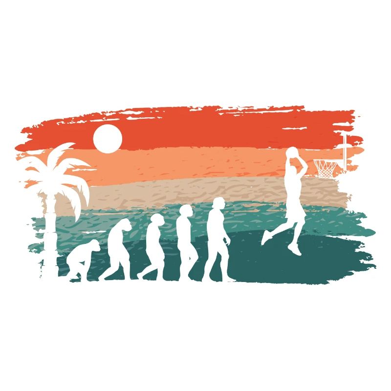 Basketball Evolution From Monkey To Men BBall