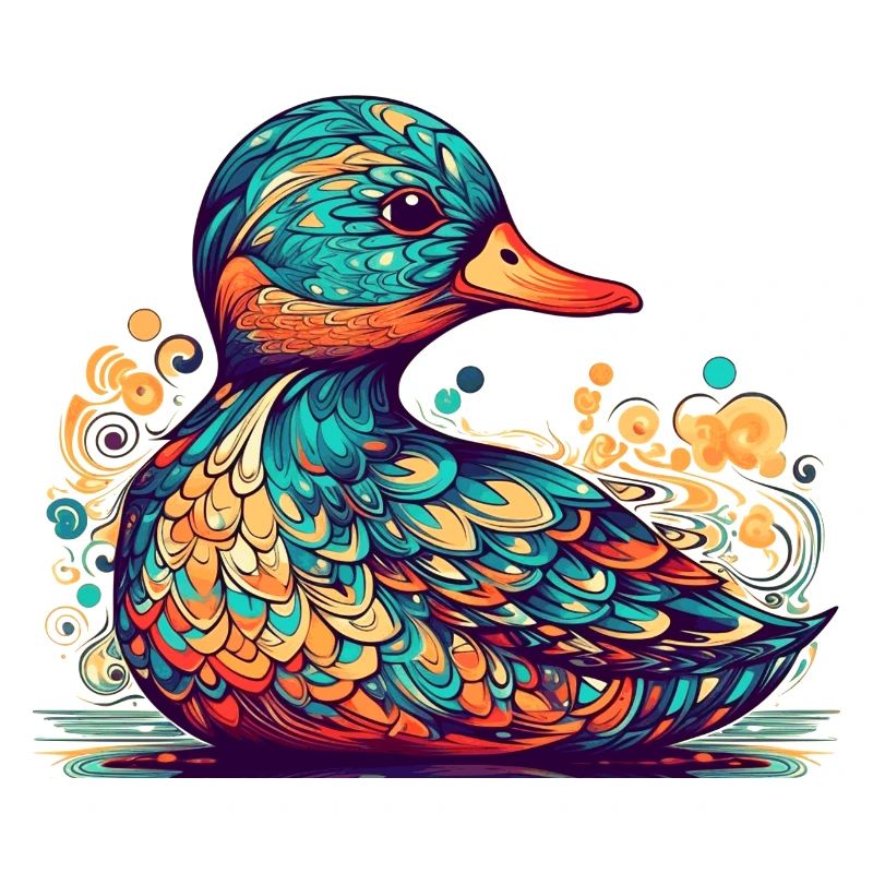 A beautiful duckling or is it an alder?