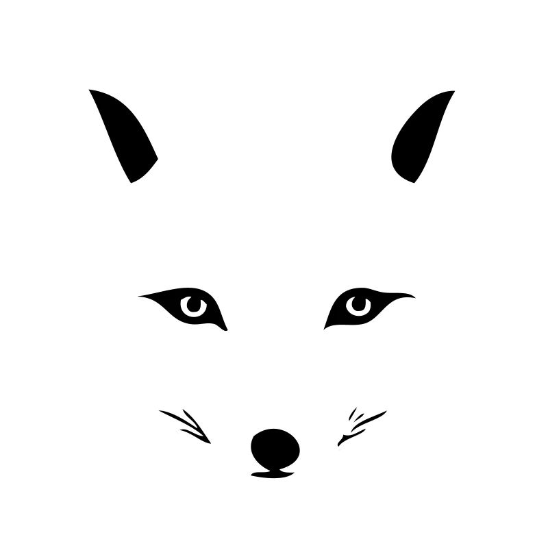 Cartoon arctic fox