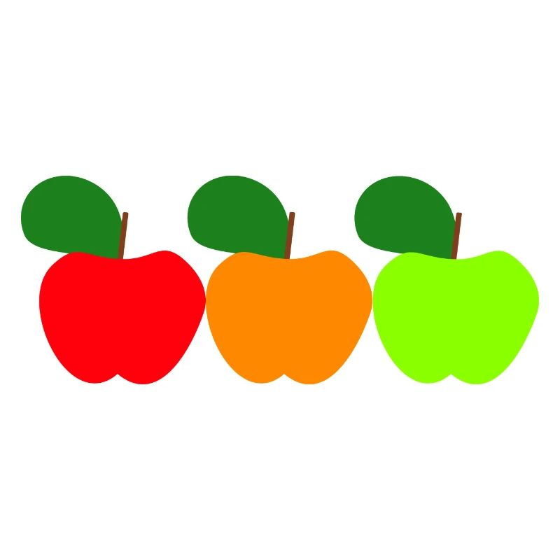 Three apples