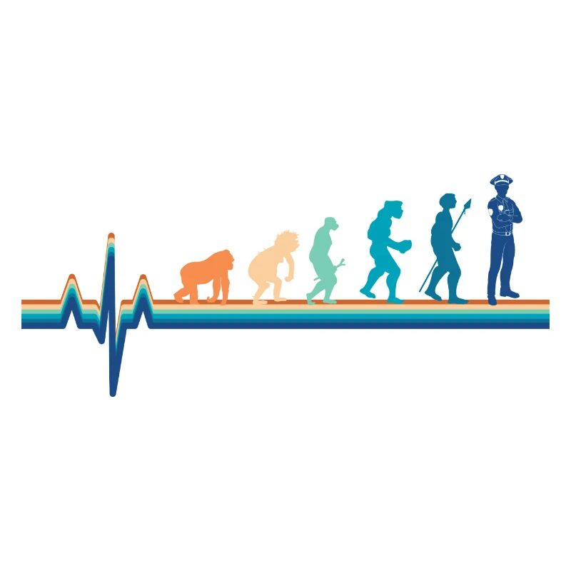 Evolution Heartbeat Policeman