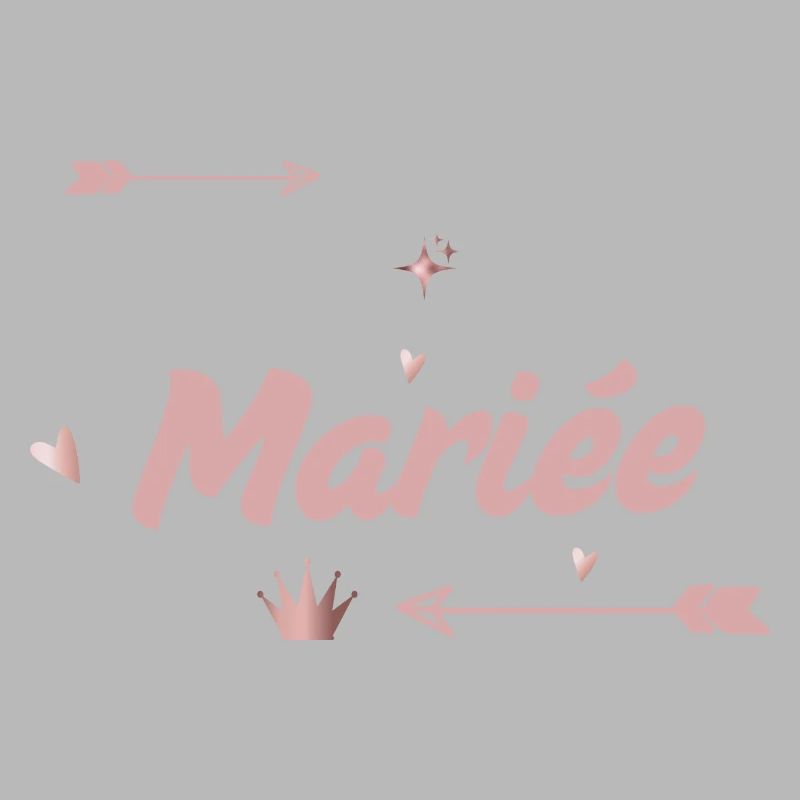 la mariée rose flèche