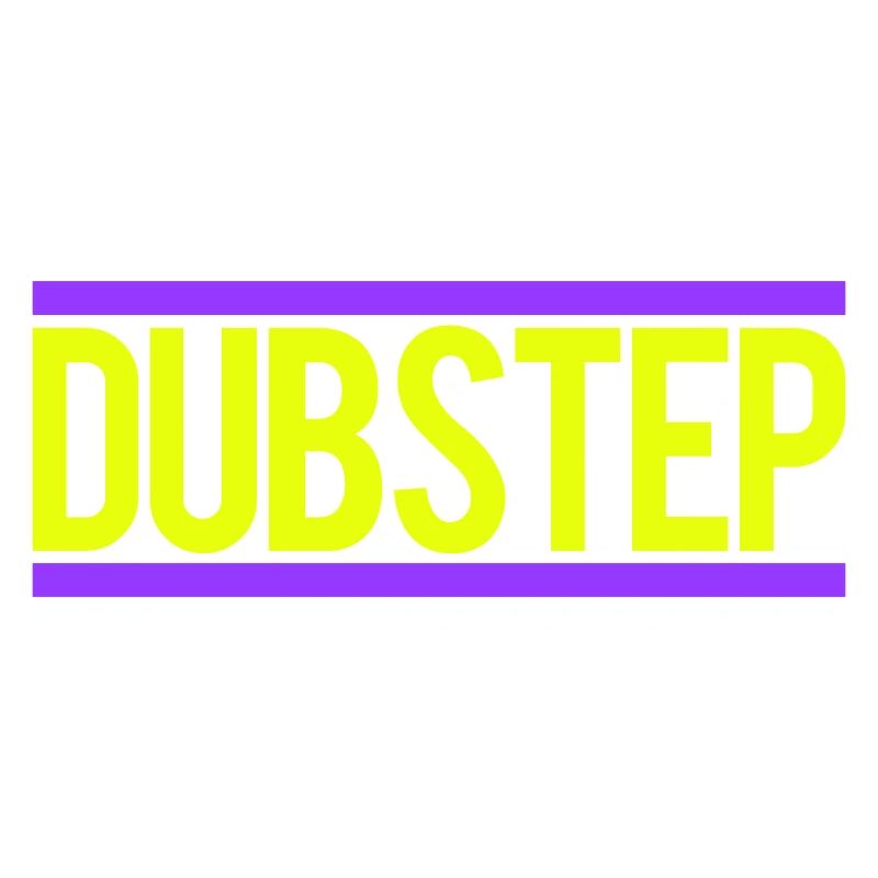 Dub Step Techno Music Party Bar Text Lettering