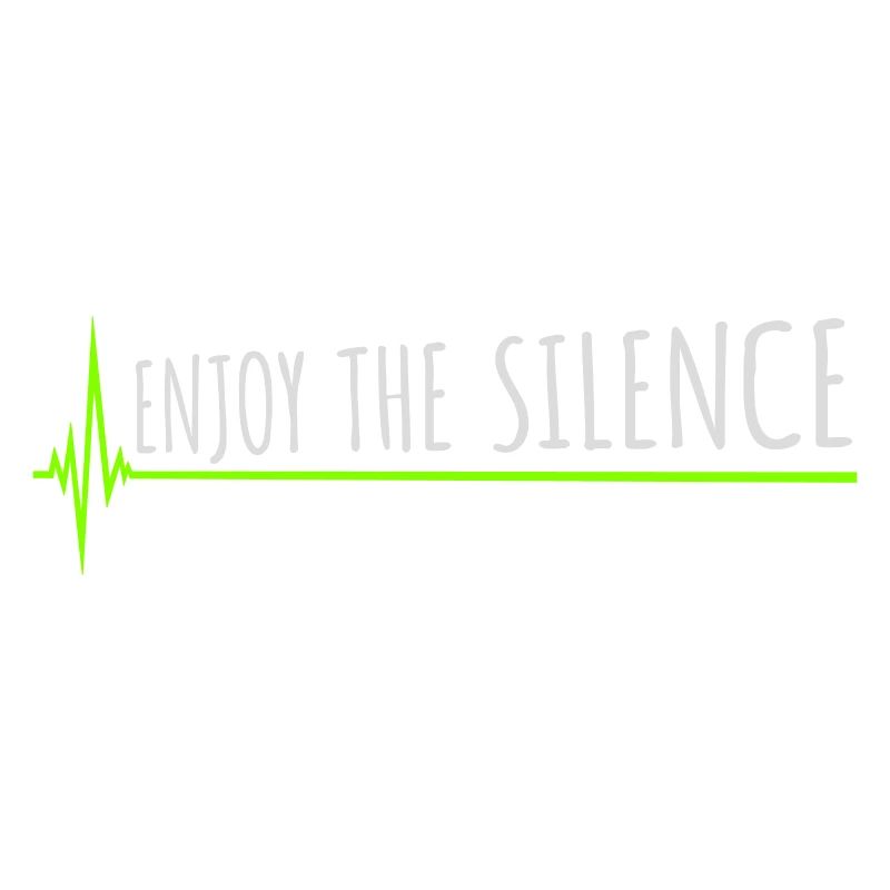 Enjoy The Silence Spruch Ruhe Stille Introvertiert