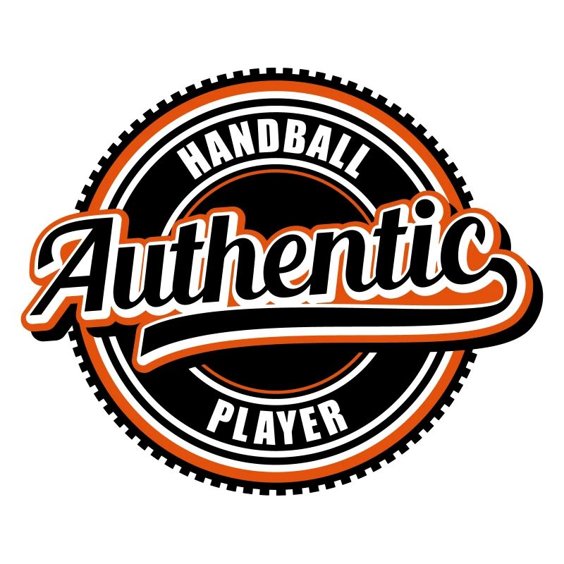 Authentic handball player