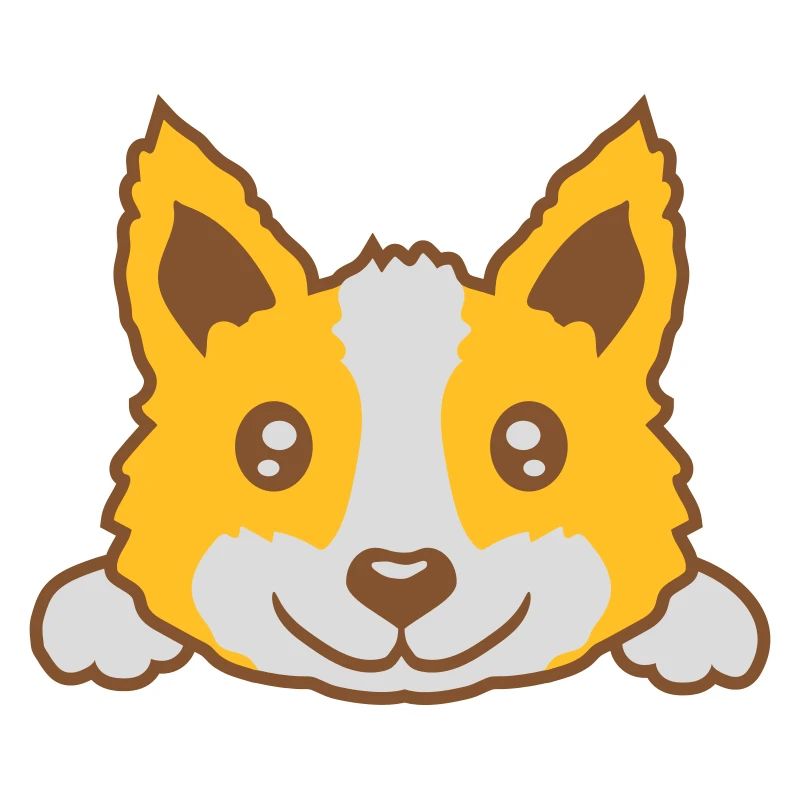 Süßer kleiner Hund Design