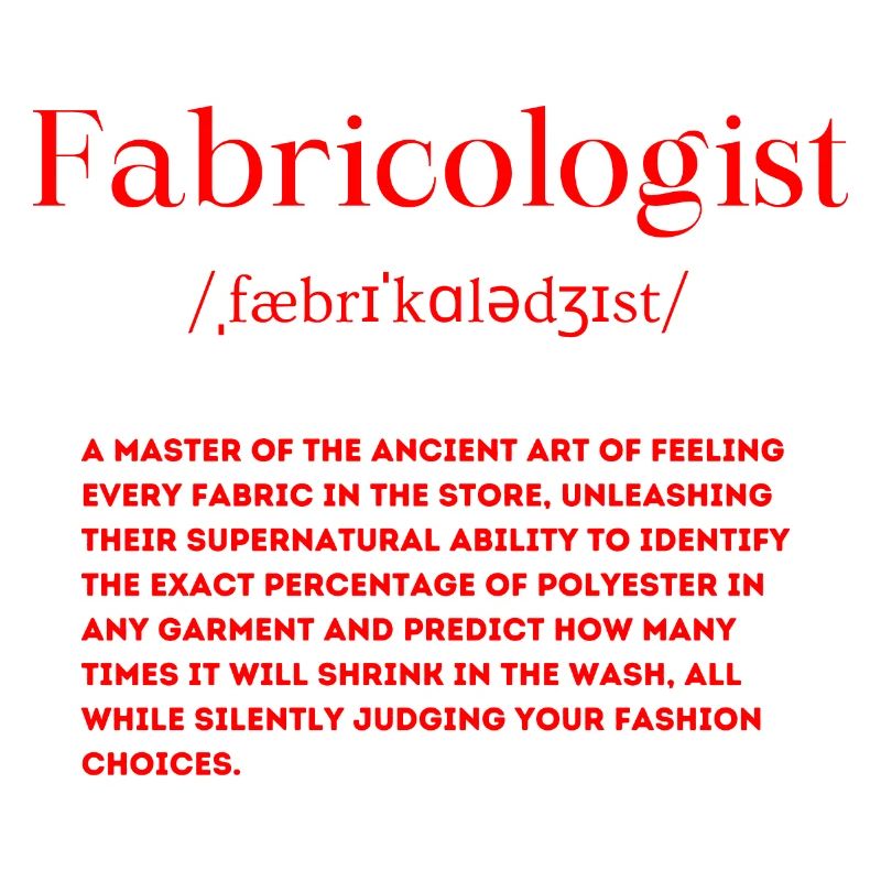 Définition du fabricologue
