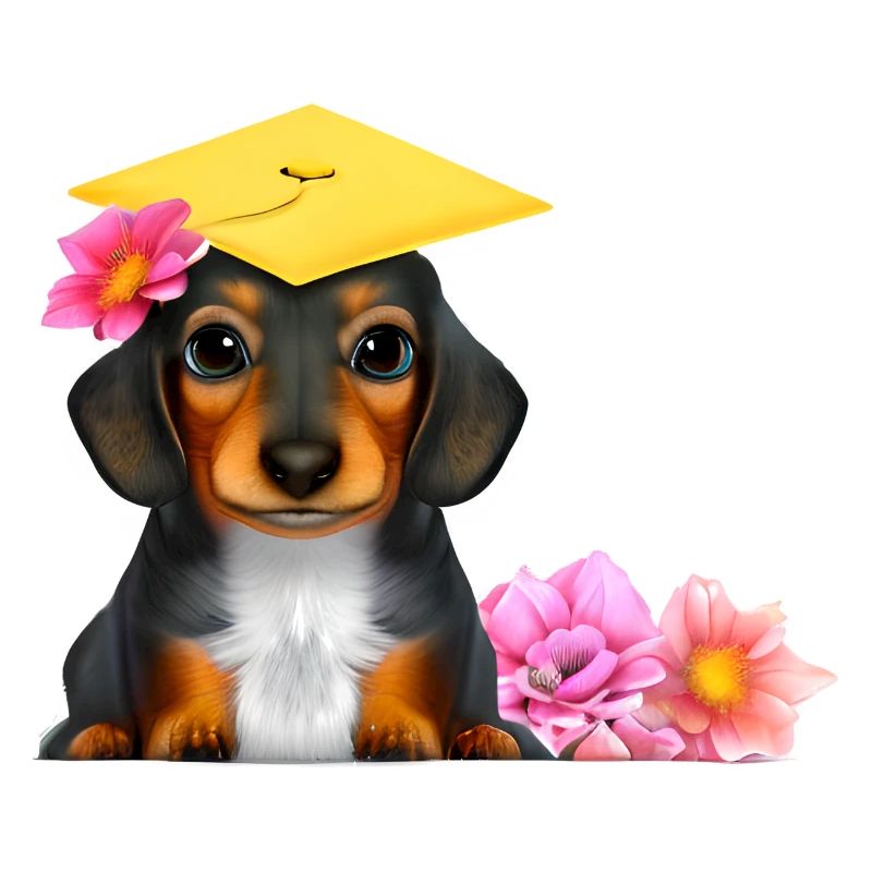 Bachelor Dachshund School Leaving Certificate Studies Dogs