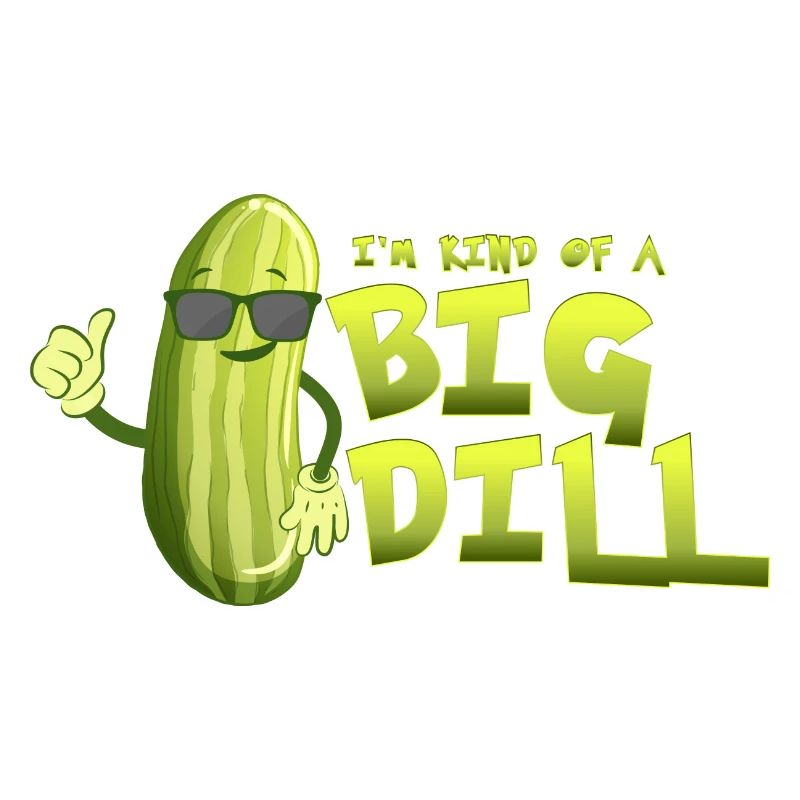 Je suis une sorte de cornichon végétalien au concombre à l’aneth