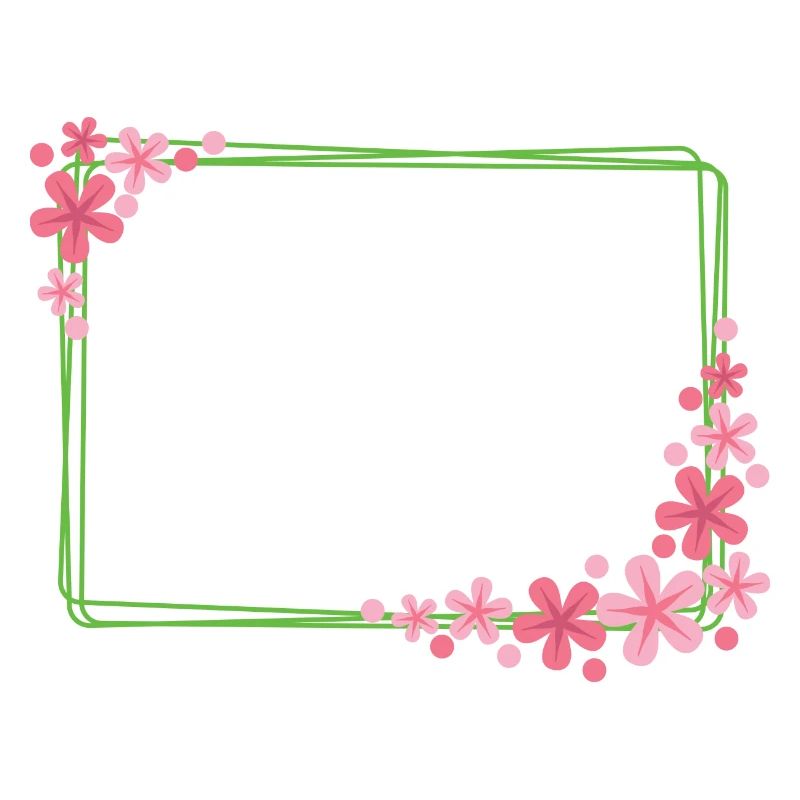 Rahmen mit Blumen