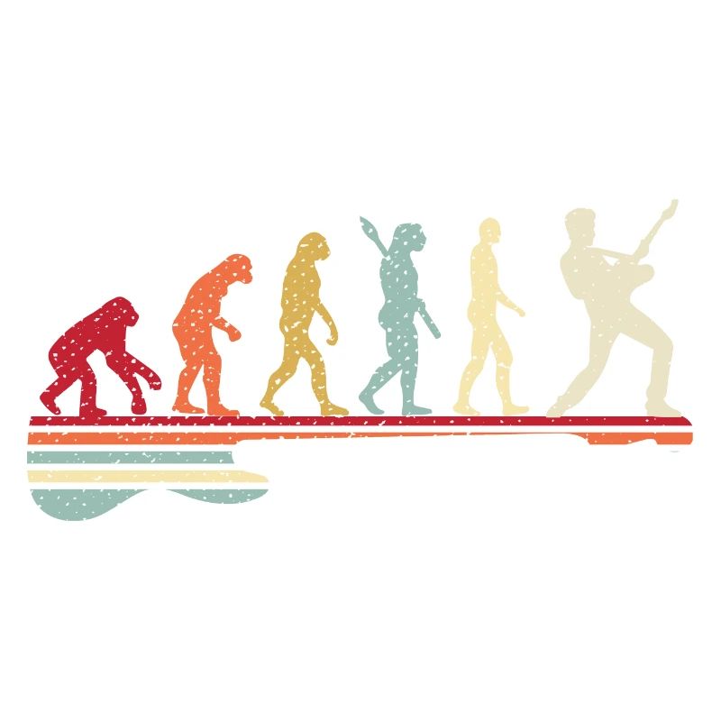Evolution au guitariste, j’aime les notes et la musique