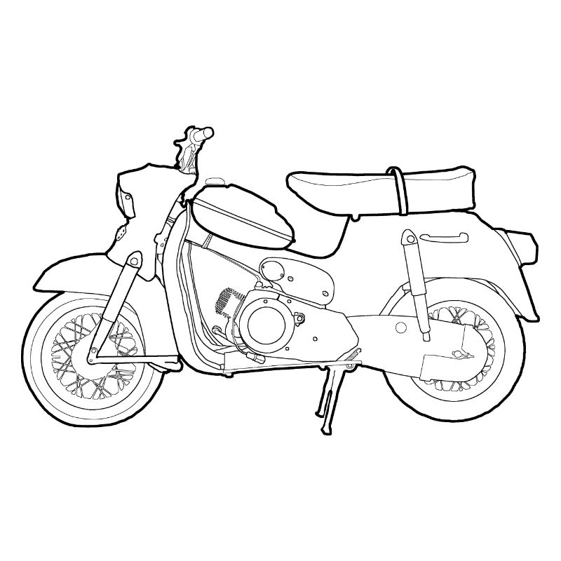 DS50 / Schwalbenfahrer / Ostalgie / Mofa Oldtimer