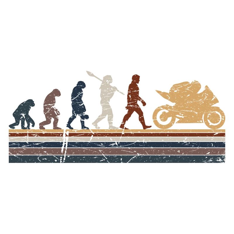 Motorcycle Evolution Vintage Shadow Biker