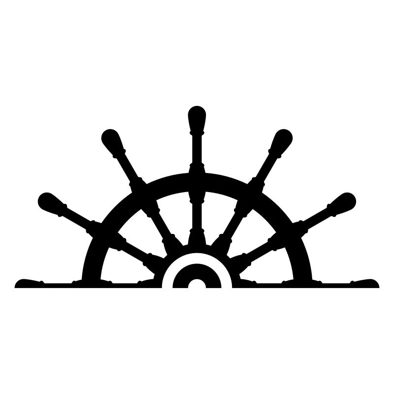 Half Ship Steering Wheel