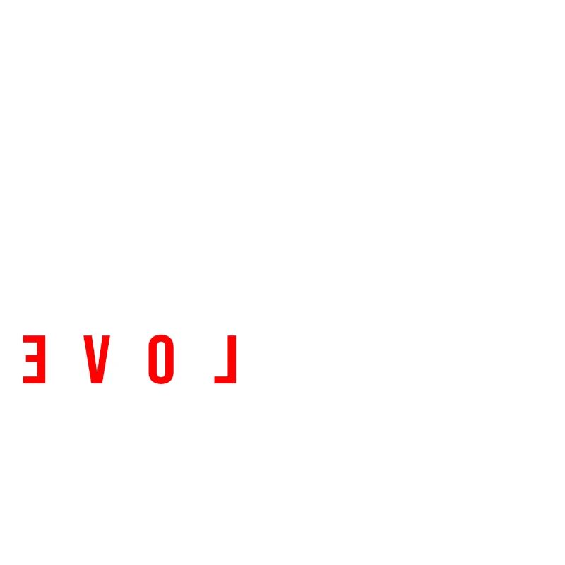 Sprinter sprint coureur LOVE en rouge avec l’évolution