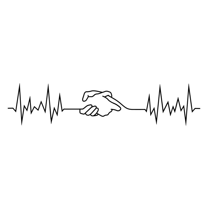 wave peace handshake