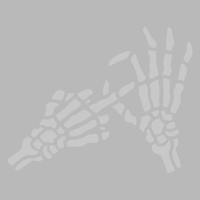 Skeleton Middle Finger Hole Gesture