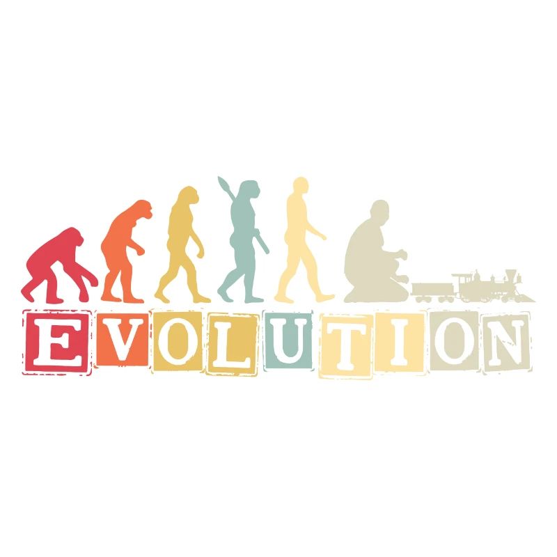 Evolution of Human Train Model Railway
