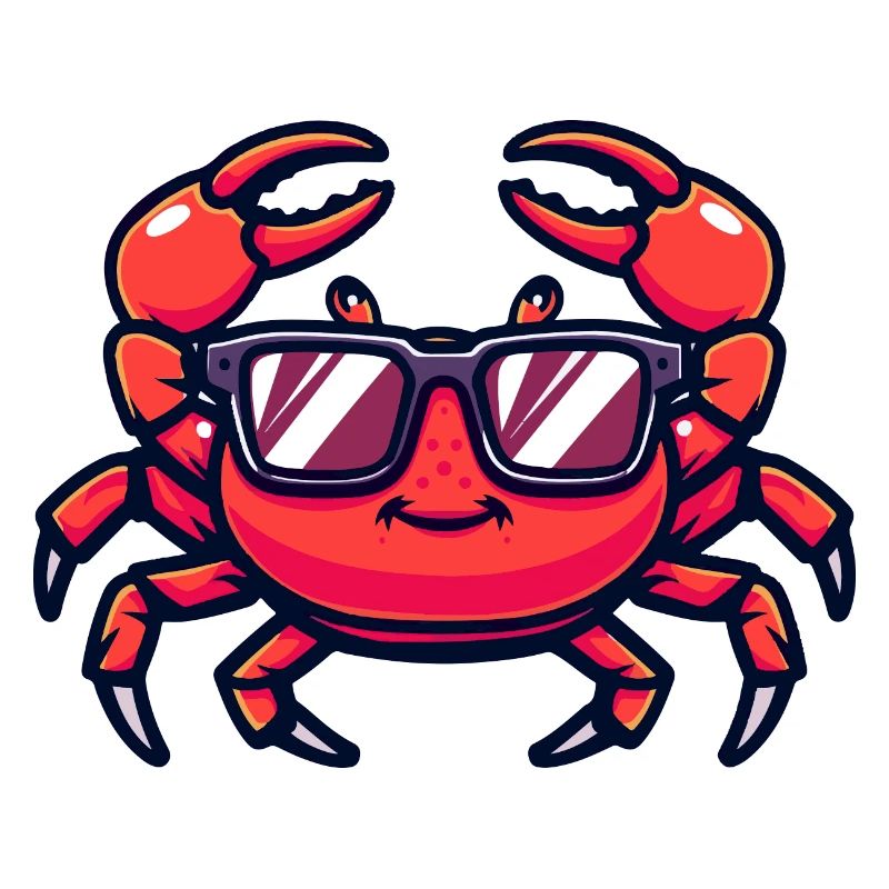 Krebs Krabbe Comic Cool