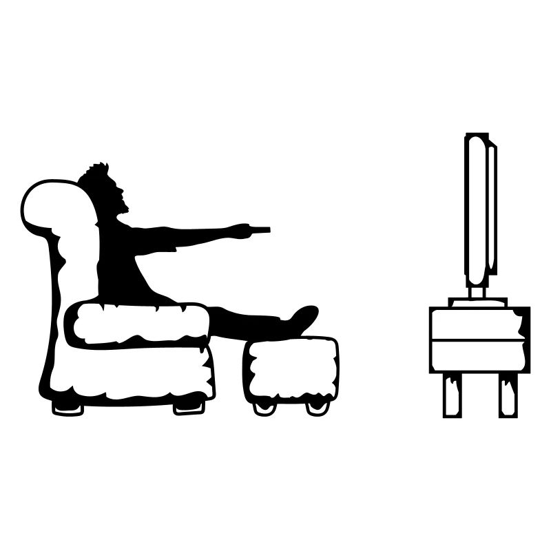 Toggle flat screen tv remote control