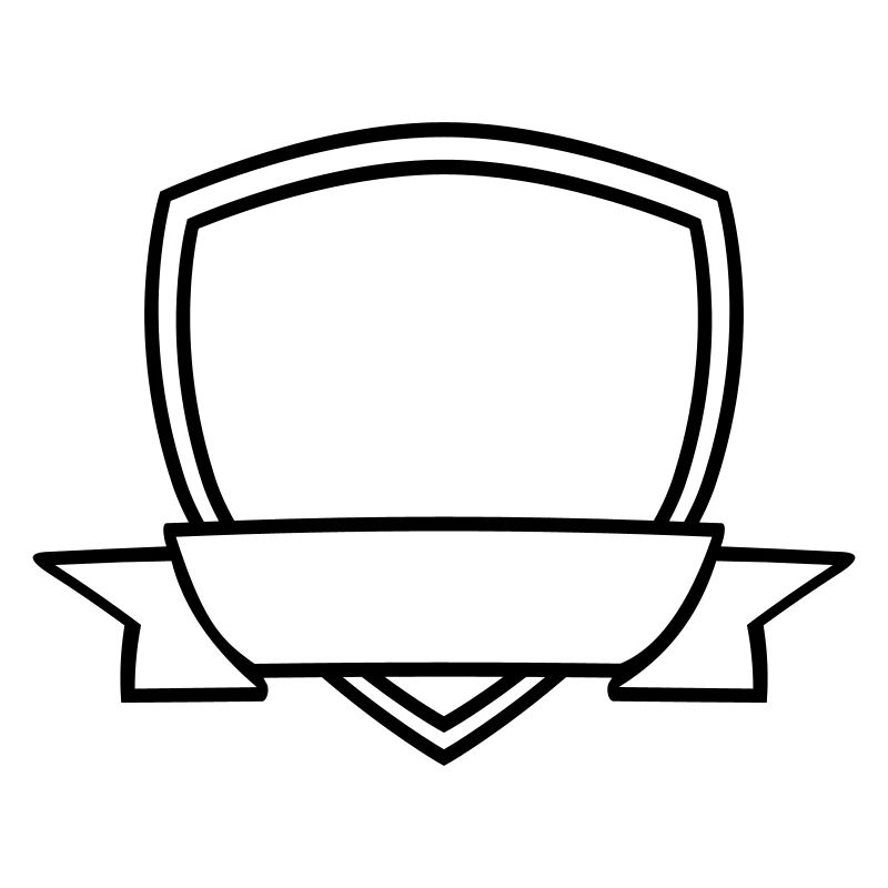 Bouclier de bannière vide