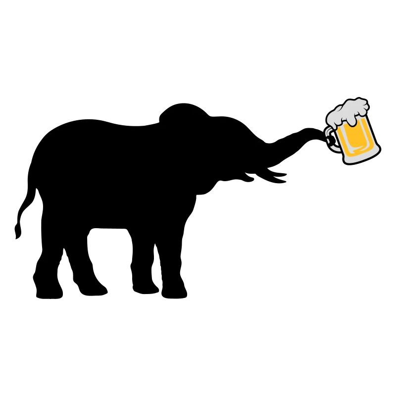 Bier Krug Elefant cool