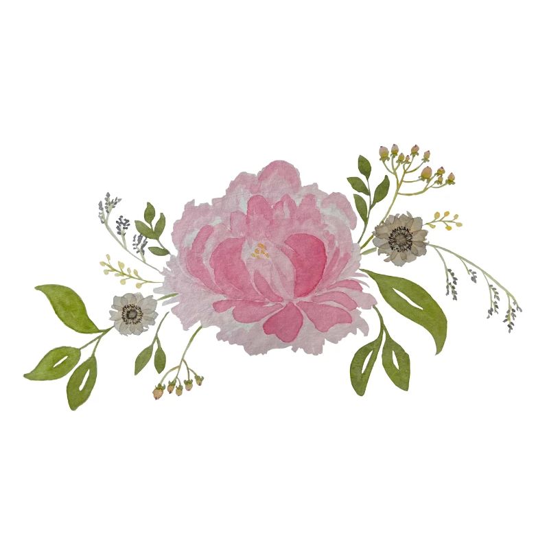 composition florale horizontale