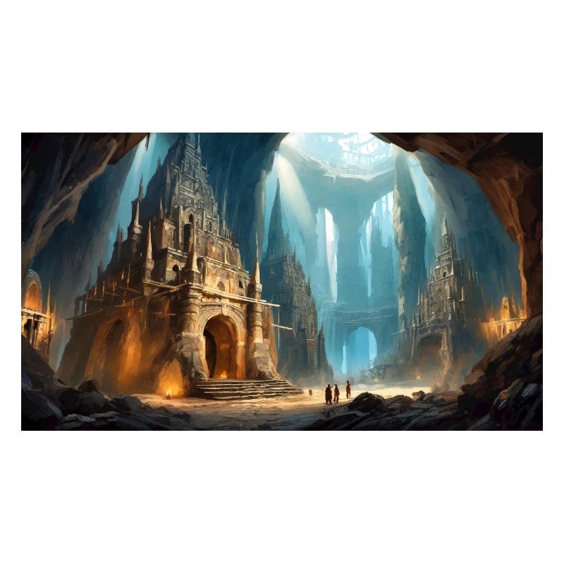 wunderschöne mythische Orte – Agartha Inner World