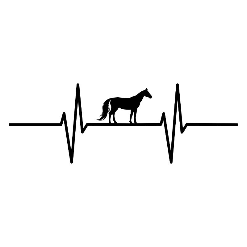 Herzschlag mit Pferd