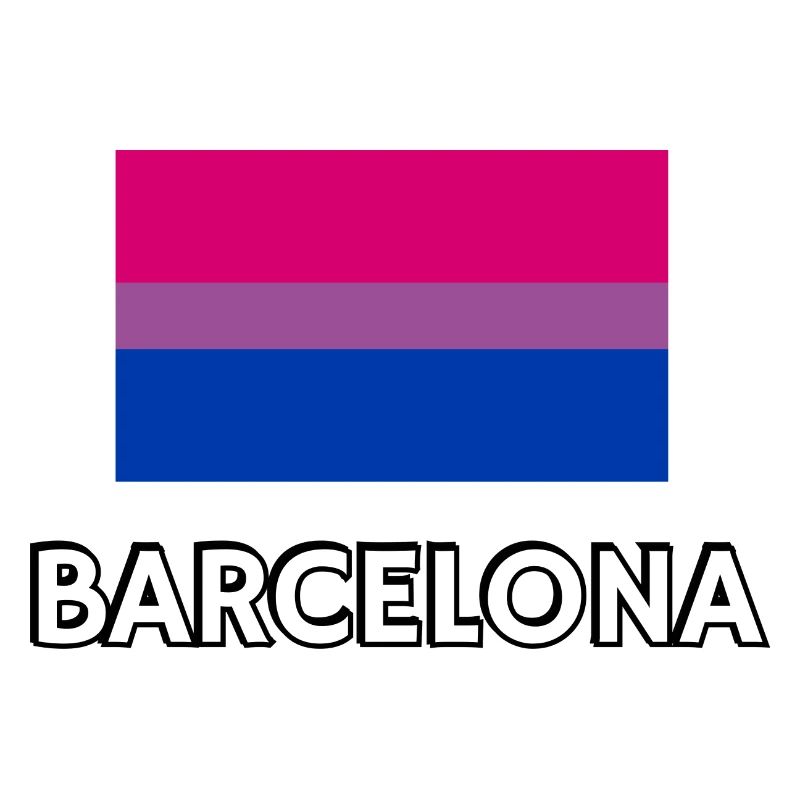 Bi Pride Drapeau Barcelone