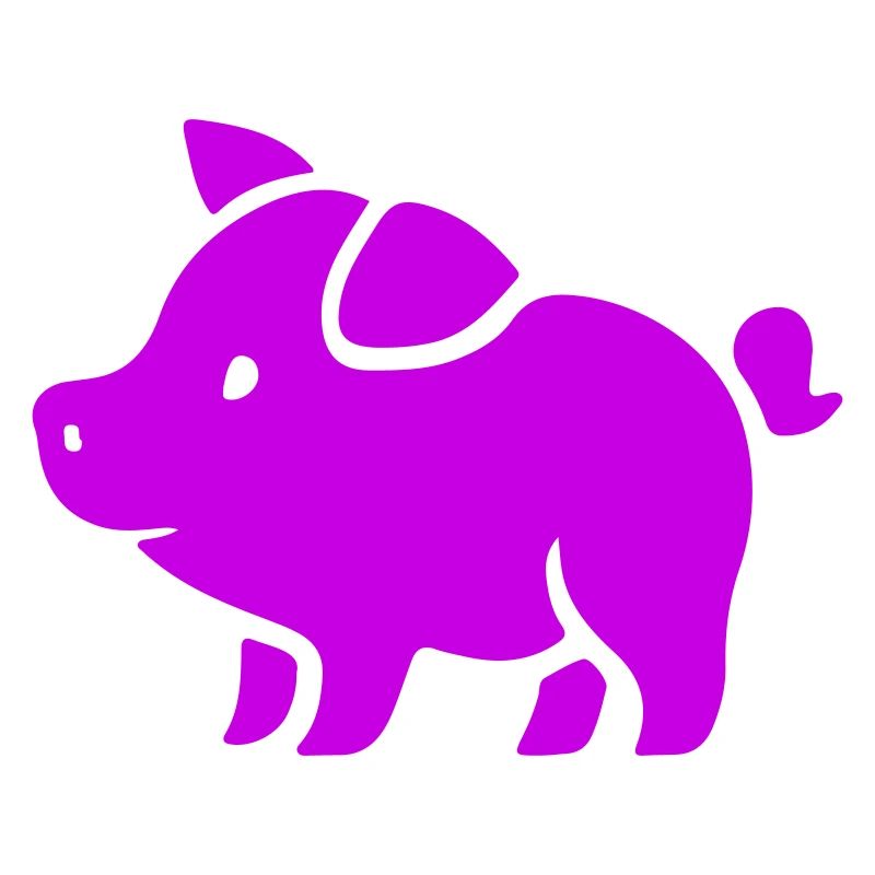 Schweinchen Pink Sau Eber
