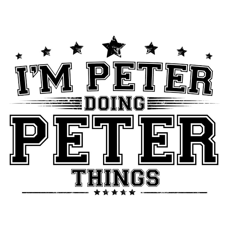 i’m Peter doing Peter things