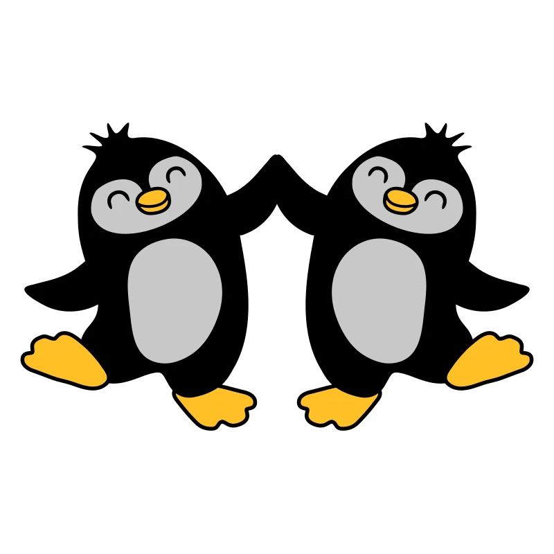 High Five Bienvenue Pingouins