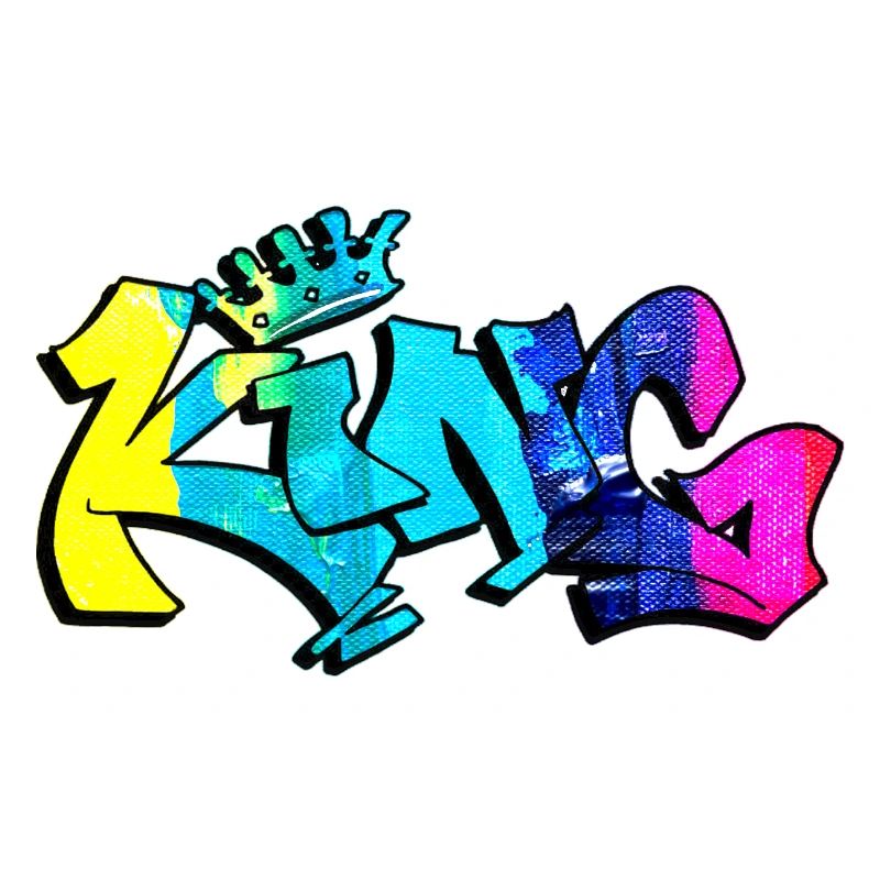 Graffiti style Splash hip hop colors painter king
