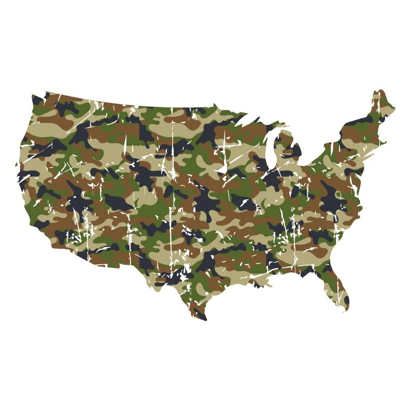 USA Camouflage map