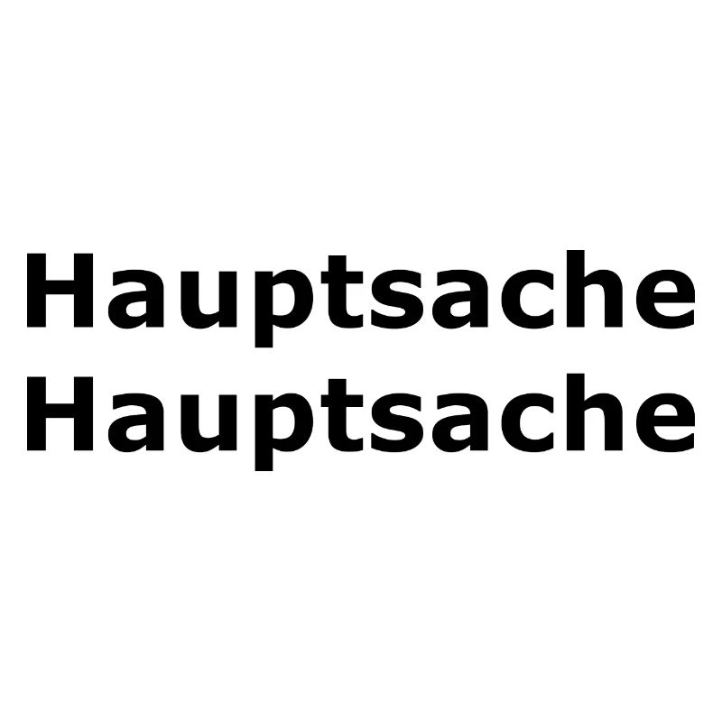 hauptsache hauptsache 2 schwarz