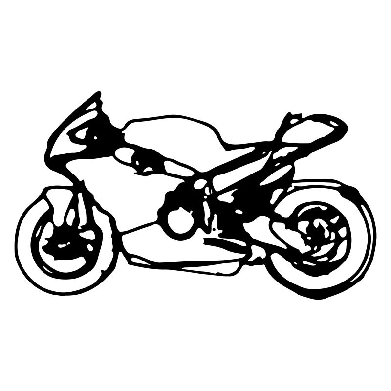 Motorradfahrer Vektor mit Motorrad Geschenkidee