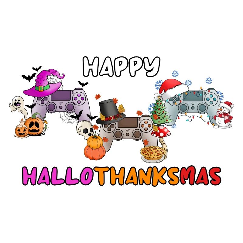 Happy Hallothankmas Game Controller