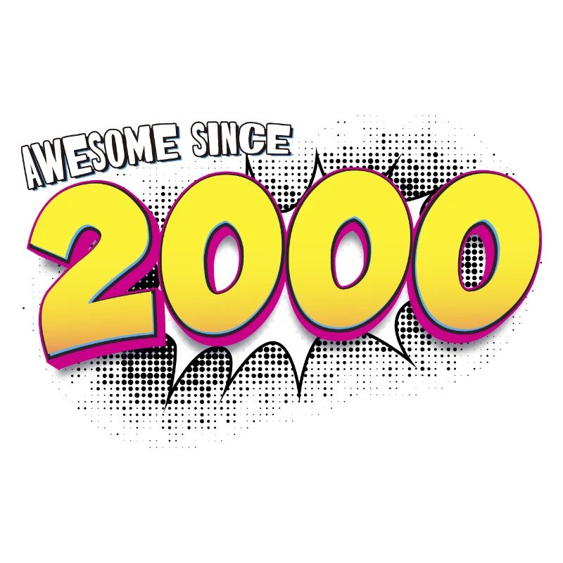 Rétro 23e anniversaire dans le Style Pop Art Comic Book