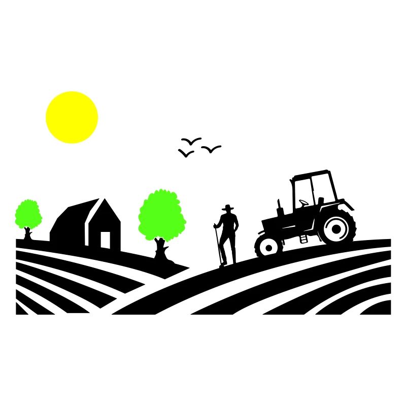 Ferme de tracteurs