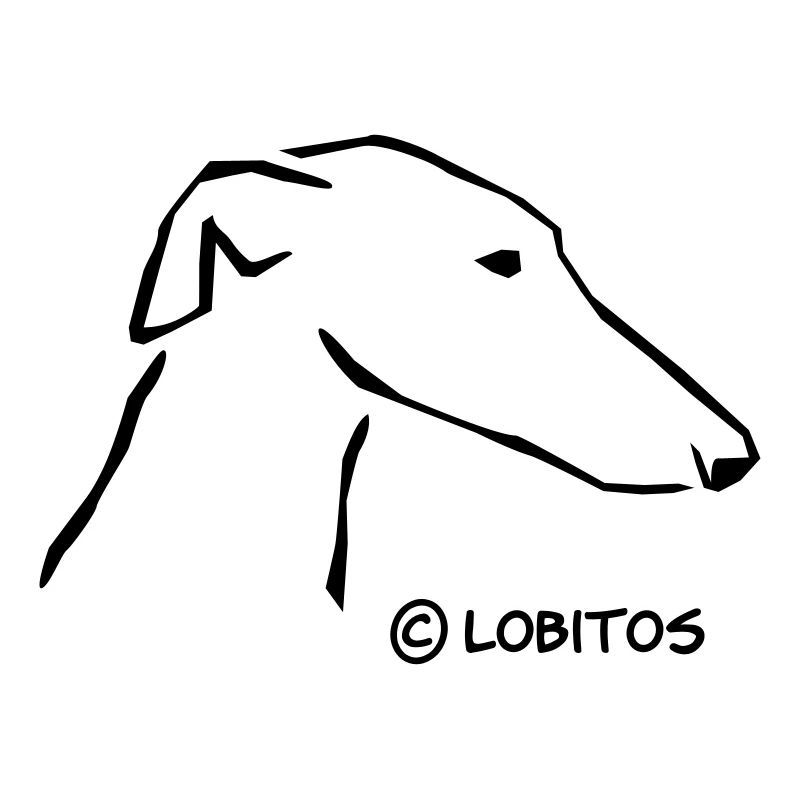 Greyhound head