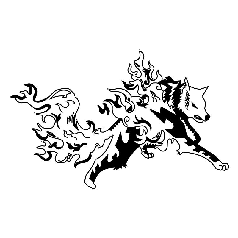Feuer Wolf