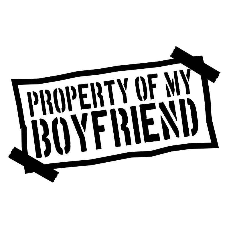 papier de notes collé sur papier Propriété de mon garçon