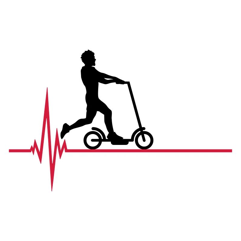 heart rate frequency pulse electric scooter scooter