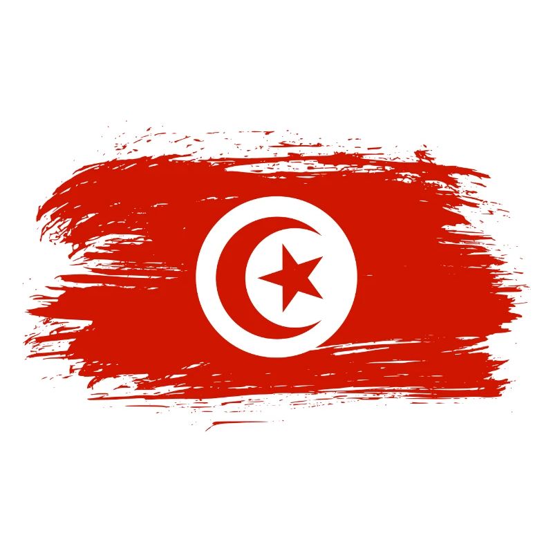 Drapeau drapeau tunisien
