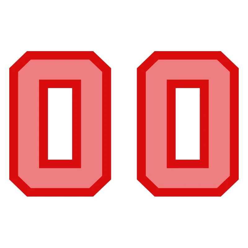 Cool Retro Retrostyle Jersey Number Back Number