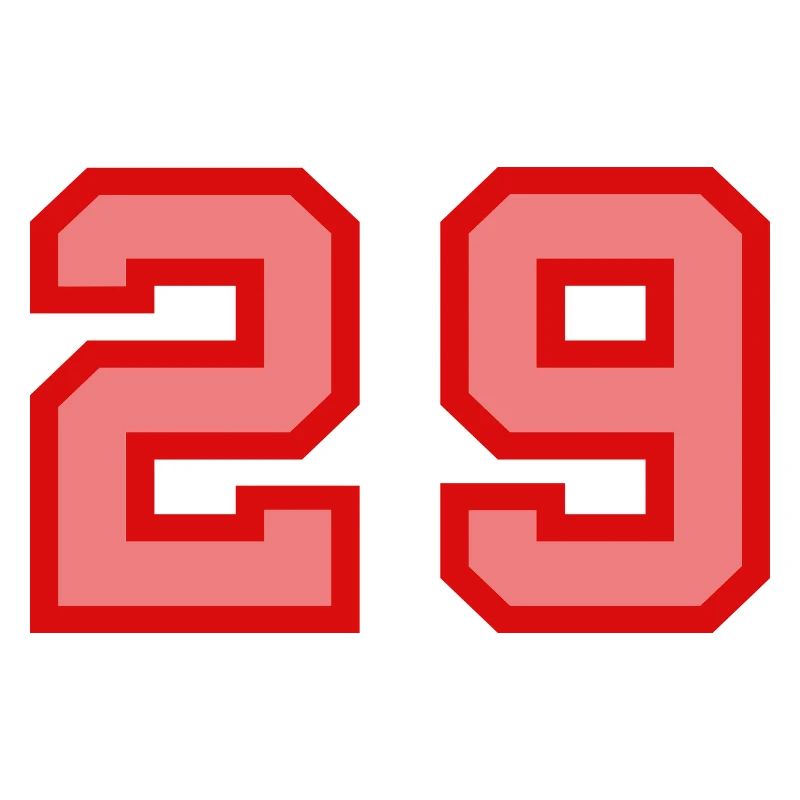 Cool Retro Retrostyle Jersey Number Back Number
