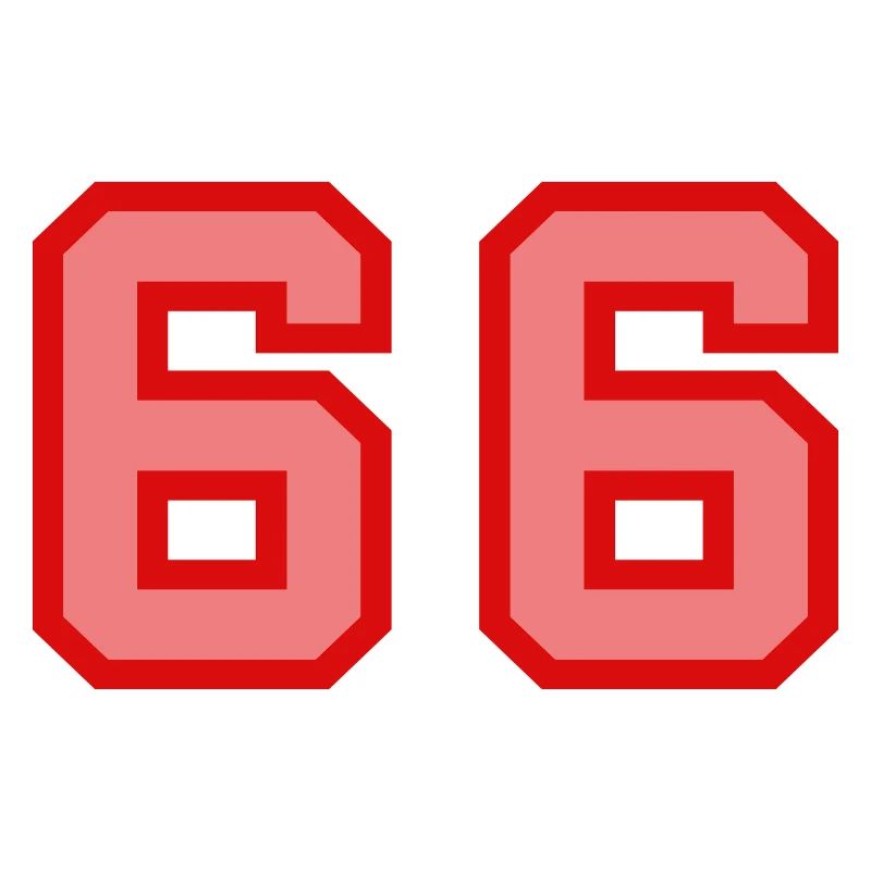Cool Retro Retrostyle Jersey Number Back Number