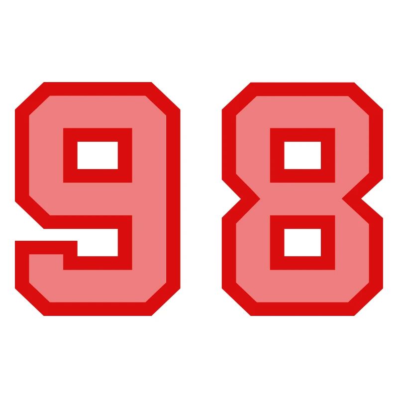 Cool Retro Retrostyle Numéro de maillot numéro de dos