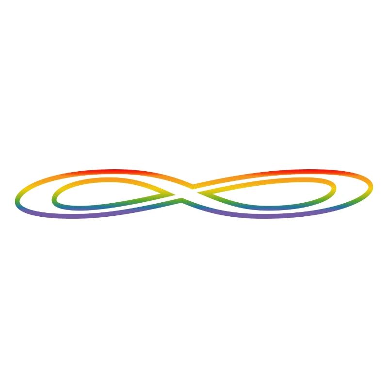 Regenbogen breite Unendlichkeit